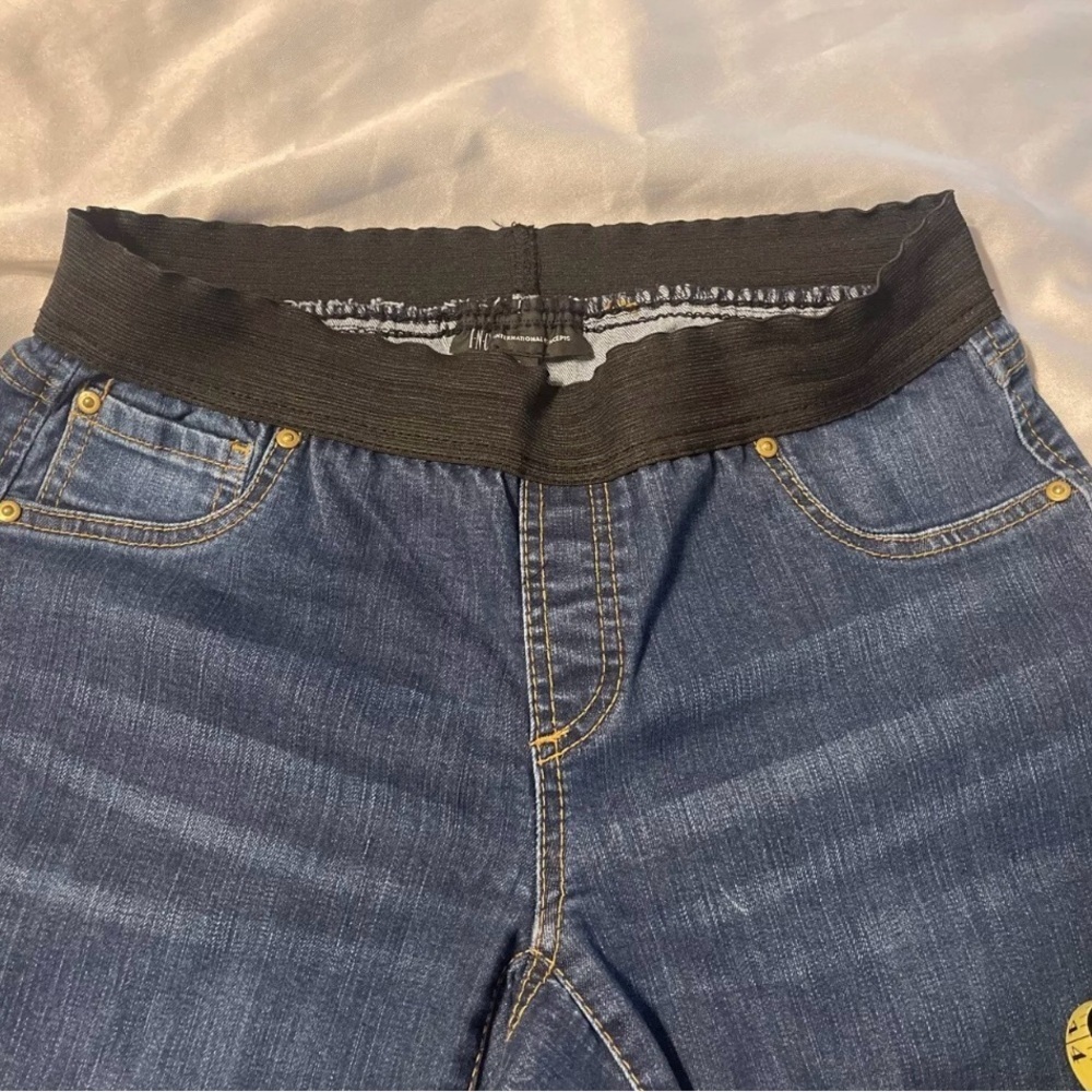INC international concepts Blue Denim Jeans with Black Waistband - Picture 2 of 4